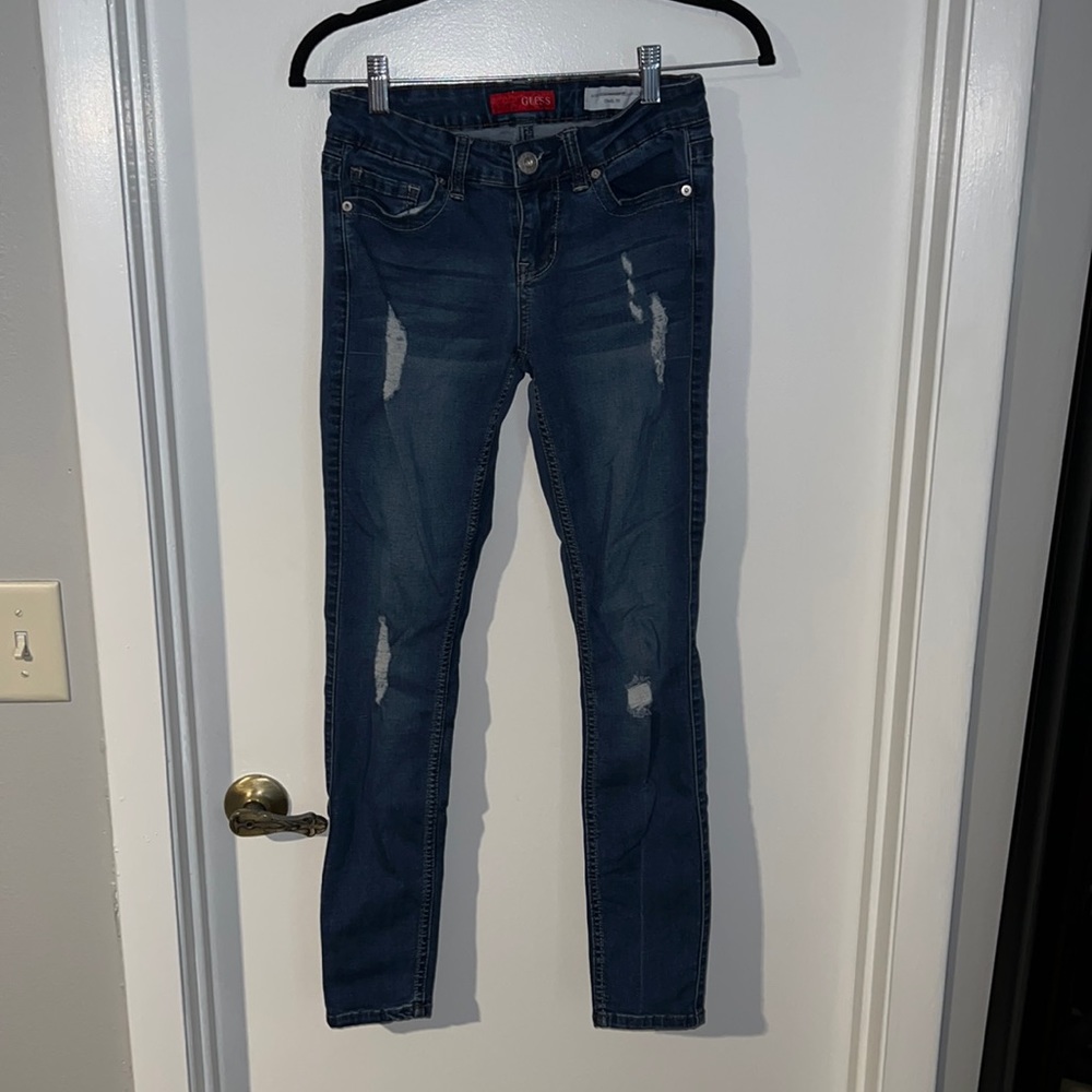 Low rise power skinny guess jeans US size 25